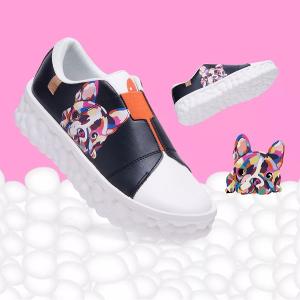 uin 西班牙原創設計 女鞋 趴趴狗2彩繪休閒鞋W1520155