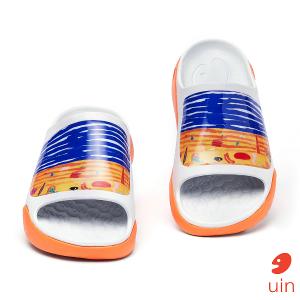 uin 西班牙原創設計 男鞋 涼鞋 拖鞋 涂海彩繪休閒鞋M1125436