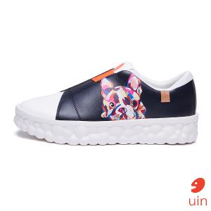 uin 西班牙原創設計 女鞋 趴趴狗2彩繪休閒鞋W1520155