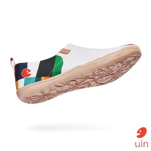 uin 西班牙原創設計 女鞋 帆布鞋 懶人鞋 延伸彩繪休閒鞋W1109376