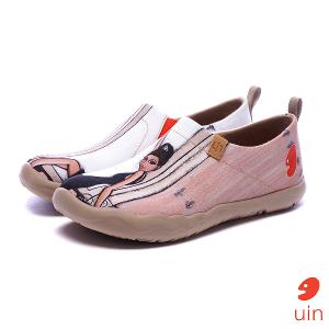 uin 西班牙原創設計 女鞋 帆布鞋 懶人鞋 法都魅族彩繪休閒鞋W0101011
