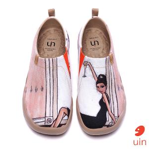 uin 西班牙原創設計 女鞋 帆布鞋 懶人鞋 法都魅族彩繪休閒鞋W0101011
