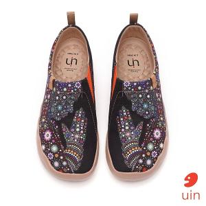 uin 西班牙原創設計 女鞋 帆布鞋 懶人鞋 許願彩繪休閒鞋92012001