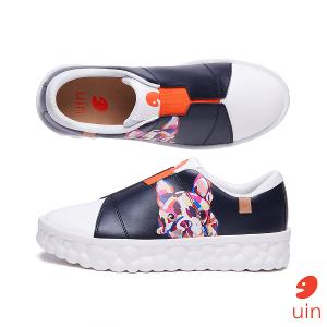 uin 西班牙原創設計 女鞋 趴趴狗2彩繪休閒鞋W1520155