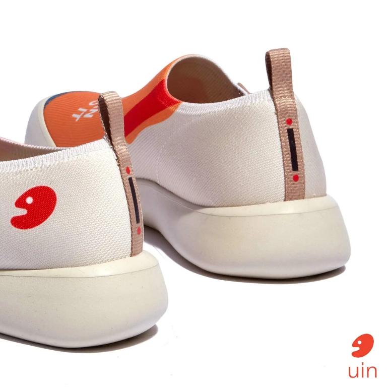 uin 西班牙原創設計 女鞋 帆布鞋 懶人鞋 自信滿滿彩繪休閒鞋W1010770