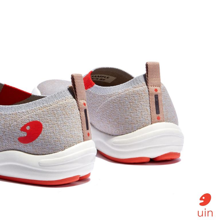 uin 西班牙原創設計 女鞋 帆布鞋 懶人鞋 托萊多8蔥厥灰素色休閒鞋W1700801
