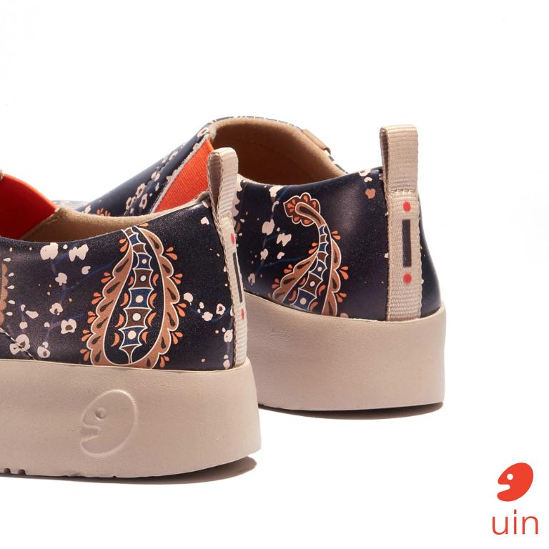 uin 西班牙原創設計 女鞋 懶人鞋 托萊多9生命之花2彩繪休閒鞋W1710413