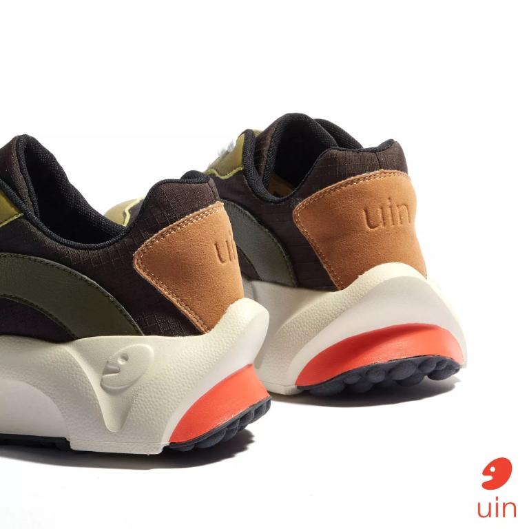 uin 西班牙原創設計 男鞋 運動鞋 塞維利亞2自然綠彩繪休閒鞋M1880319
