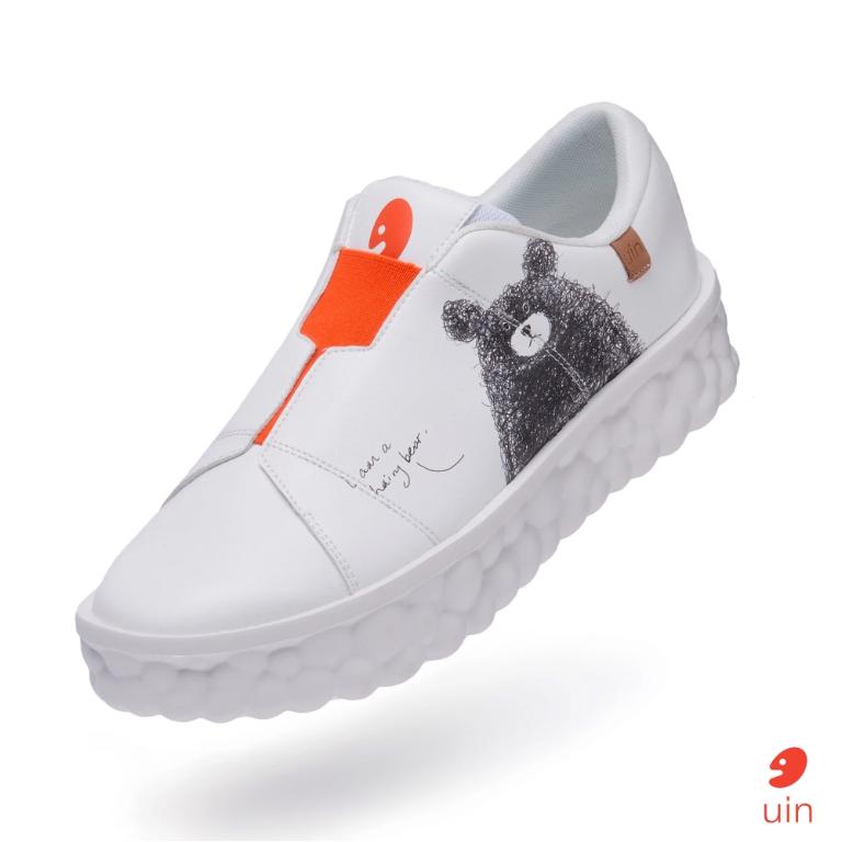 uin 西班牙原創設計 女鞋 守護熊2彩繪休閒鞋W1520154
