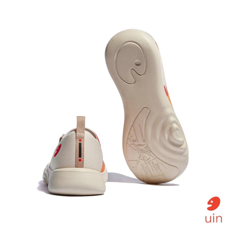 uin 西班牙原創設計 女鞋 帆布鞋 懶人鞋 自信滿滿彩繪休閒鞋W1010770