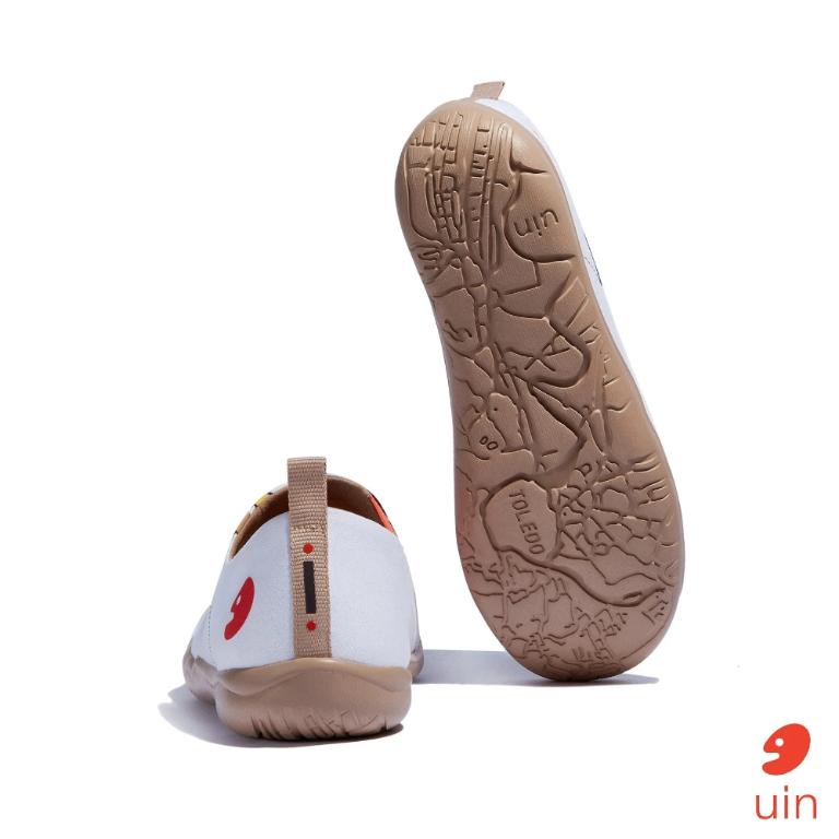 uin 西班牙原創設計 男鞋 帆布鞋 懶人鞋 休假中彩繪休閒鞋M1010374