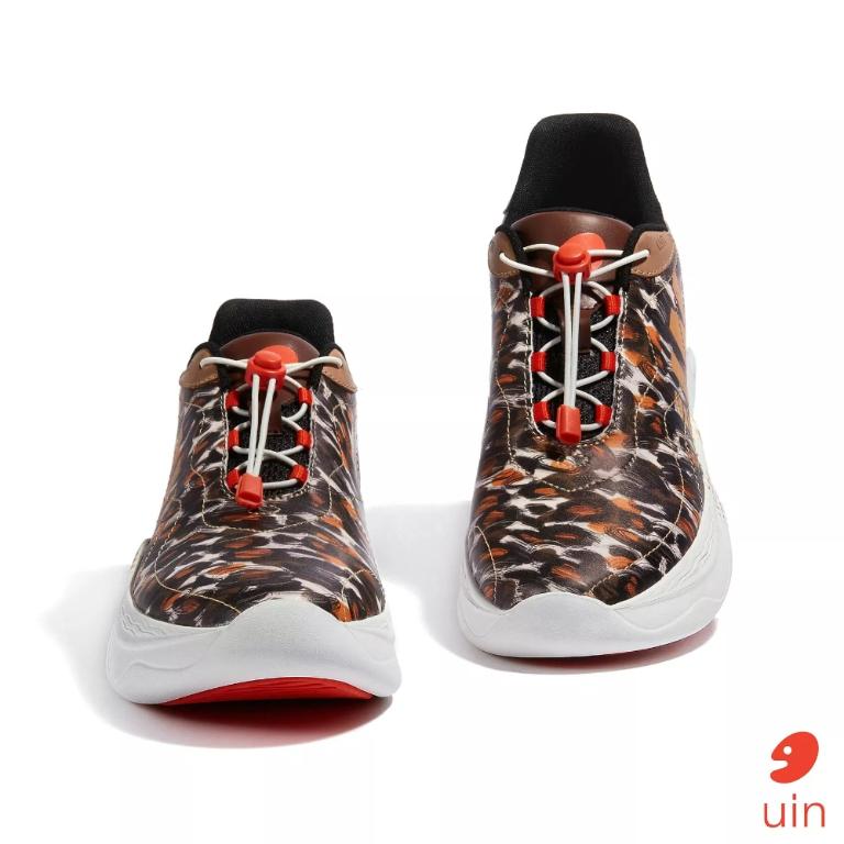 uin 西班牙原創設計 女鞋 厚底鞋 帕爾瑪8野豹彩繪休閒鞋W1870493