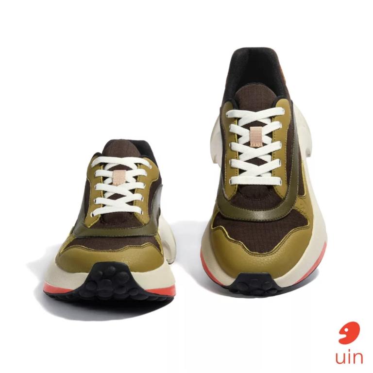 uin 西班牙原創設計 男鞋 運動鞋 塞維利亞2自然綠彩繪休閒鞋M1880319