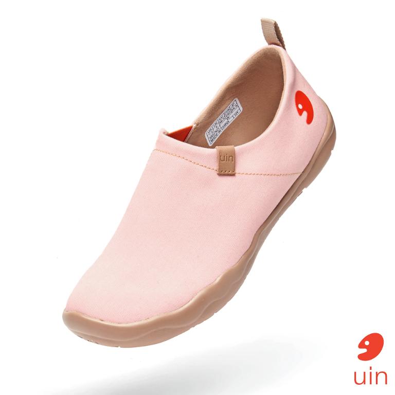uin 西班牙原創設計 女鞋 帆布鞋 懶人鞋 托萊多素色緋紅休閒鞋W1109391