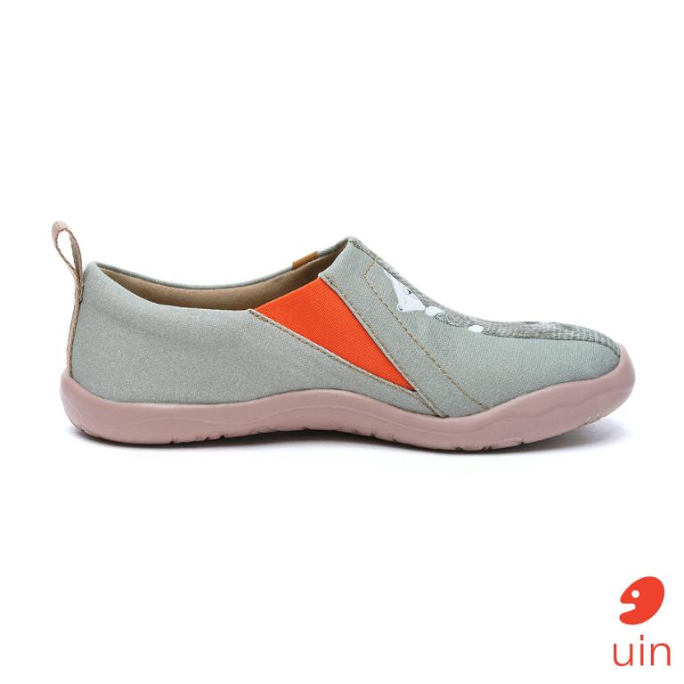uin 西班牙原創設計 女鞋 帆布鞋 懶人鞋 眠眠彩繪休閒鞋542912203