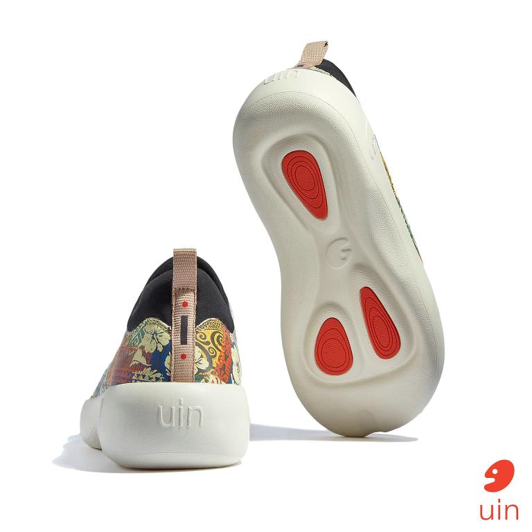 uin 西班牙原創設計 女鞋 運動鞋 巴特羅2花夜彩繪休閒鞋W1760431