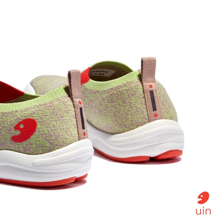 uin 西班牙原創設計 女鞋 帆布鞋 懶人鞋 托萊多8青苔綠素色休閒鞋W1700802