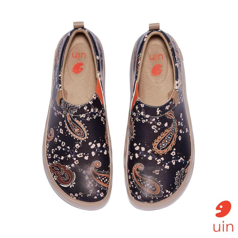 uin 西班牙原創設計 女鞋 懶人鞋 托萊多9生命之花2彩繪休閒鞋W1710413