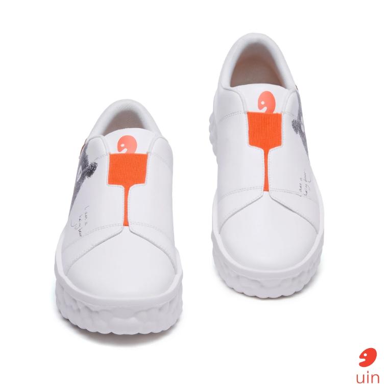 uin 西班牙原創設計 女鞋 守護熊2彩繪休閒鞋W1520154
