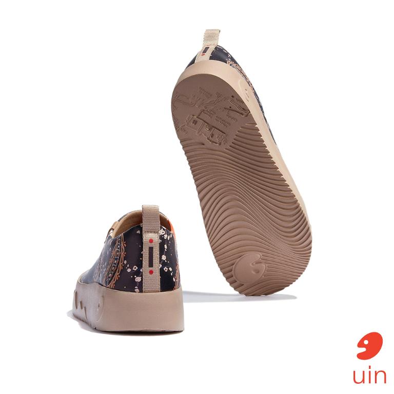 uin 西班牙原創設計 女鞋 懶人鞋 托萊多9生命之花2彩繪休閒鞋W1710413