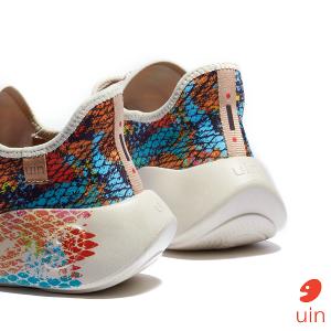 uin 西班牙原創設計 女鞋 運動鞋 聖塞巴斯蒂安2彩麟彩繪休閒鞋W1590516