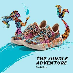 uin 西班牙原創設計 女鞋 運動鞋 聖塞巴斯蒂安2彩麟彩繪休閒鞋W1590516