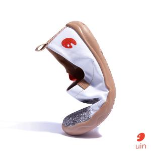 uin 西班牙原創設計 男鞋 帆布鞋 懶人鞋 守護熊彩繪休閒鞋M0101192