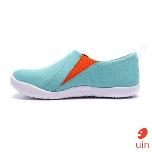 uin 西班牙原創設計 女鞋 帆布鞋 懶人鞋 托萊多素色淺藍休閒鞋W0101047