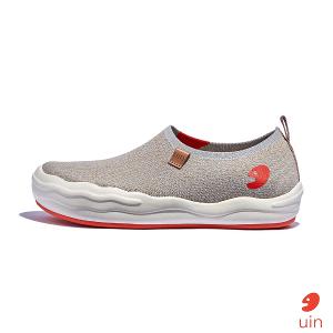 uin 西班牙原創設計 女鞋 帆布鞋 懶人鞋 托萊多8蔥厥灰素色休閒鞋W1700801