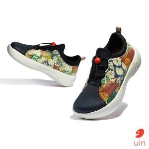 uin 西班牙原創設計 女鞋 運動鞋 巴特羅2花夜彩繪休閒鞋W1760431