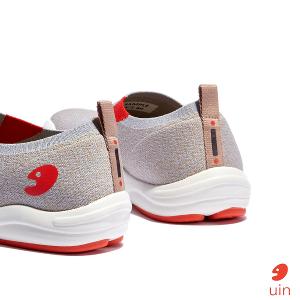 uin 西班牙原創設計 女鞋 帆布鞋 懶人鞋 托萊多8蔥厥灰素色休閒鞋W1700801