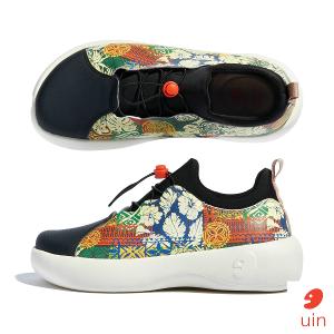 uin 西班牙原創設計 女鞋 運動鞋 巴特羅2花夜彩繪休閒鞋W1760431