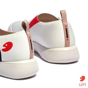 uin 西班牙原創設計 女鞋 帆布鞋 懶人鞋 甜甜圈彩繪休閒鞋W1010775