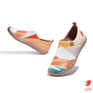 uin 西班牙原創設計 女鞋 懶人鞋 多彩山彩繪休閒鞋W1010350