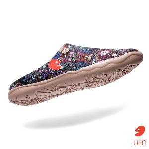 uin 西班牙原創設計 女鞋 半包鞋 半拖鞋 帆布鞋 懶人鞋 許願彩繪休閒鞋W1122574