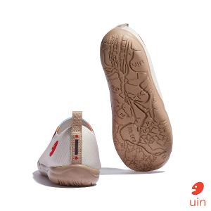 uin 西班牙原創設計 女鞋 帆布鞋 懶人鞋 春芽彩繪休閒鞋W1010573