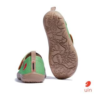 uin 西班牙原創設計 童鞋 黏帶 帆布鞋 大頭獅子彩繪休閒鞋K1010050