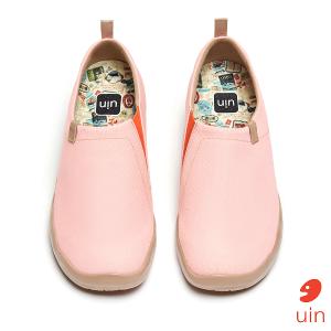 uin 西班牙原創設計 女鞋 帆布鞋 懶人鞋 托萊多素色緋紅休閒鞋W1109391