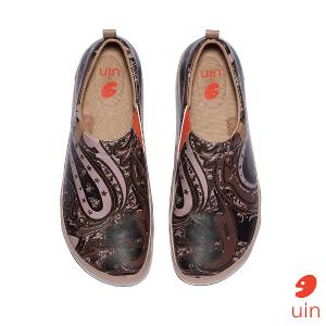 uin 西班牙原創設計 男鞋 懶人鞋 托萊多9記憶渦旋彩繪休閒鞋M1710275