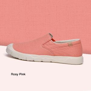 uin 西班牙原創設計 女鞋 懶人鞋 卡迪斯珊瑚粉彩繪休閒鞋W1490124