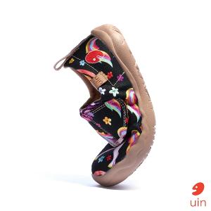 uin西班牙原創設計 童鞋 黏帶 帆布鞋 夢嶼獨角獸彩繪休閒鞋K1010045