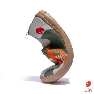 uin 西班牙原創設計 女鞋 帆布鞋 懶人鞋 綠意蔓延彩繪休閒鞋W1010569