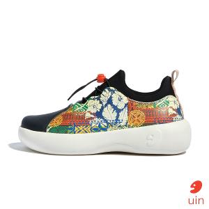 uin 西班牙原創設計 女鞋 運動鞋 巴特羅2花夜彩繪休閒鞋W1760431