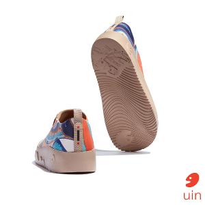 uin 西班牙原創設計 女鞋 懶人鞋 托萊多9色彩渦旋2彩繪休閒鞋W1710412