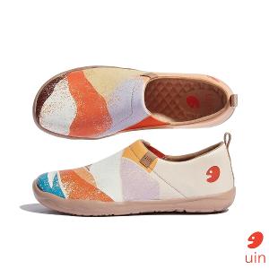 uin 西班牙原創設計 女鞋 懶人鞋 多彩山彩繪休閒鞋W1010350