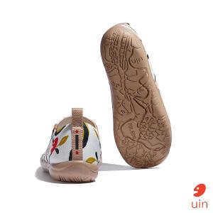 uin西班牙原創設計 女鞋 帆布鞋 懶人鞋 小香梨彩繪休閒鞋W1010578