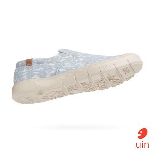 uin 西班牙原創設計 女鞋 懶人鞋 卡迪斯蕾絲淺草綠彩繪休閒鞋W1490133