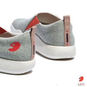 uin 西班牙原創設計 女鞋 帆布鞋 懶人鞋 托萊多10淺綠素色休閒鞋W1710815