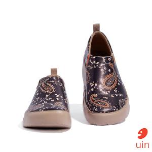 uin 西班牙原創設計 女鞋 懶人鞋 托萊多9生命之花2彩繪休閒鞋W1710413