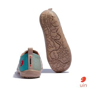 uin 西班牙原創設計 女鞋 帆布鞋 懶人鞋 相約迪拜彩繪休閒鞋W1010583